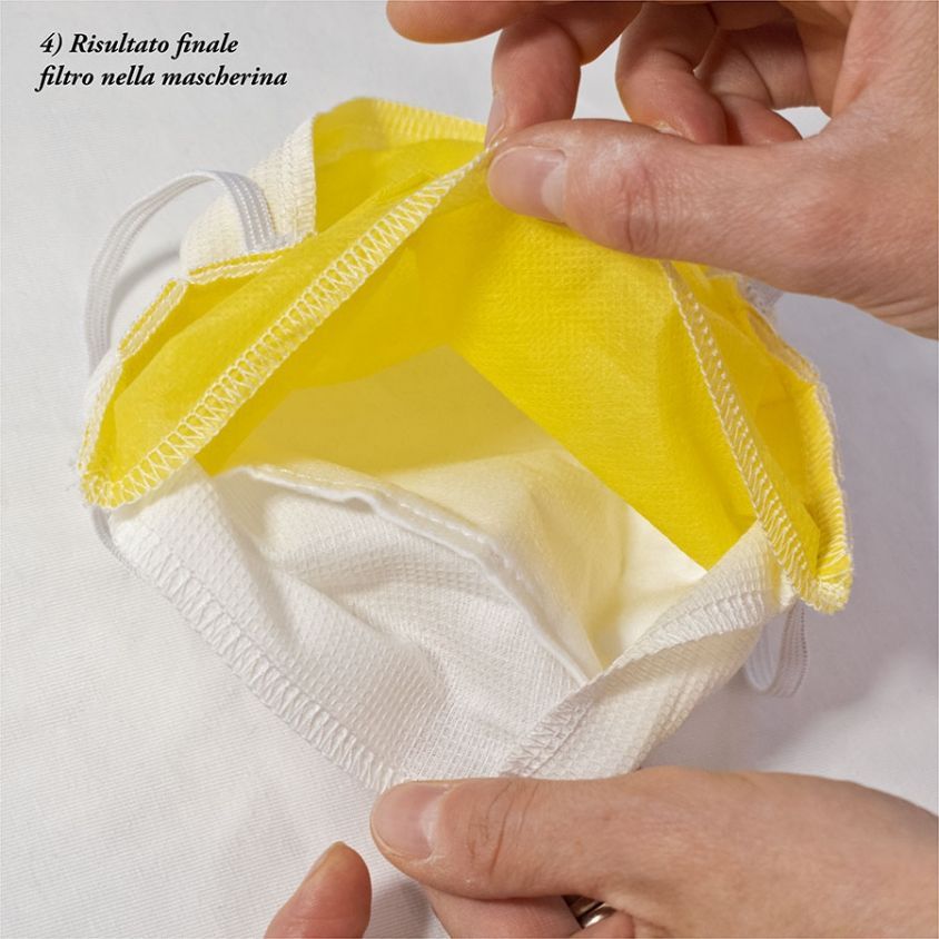 Esempio delle mascherine con tasca per filtro